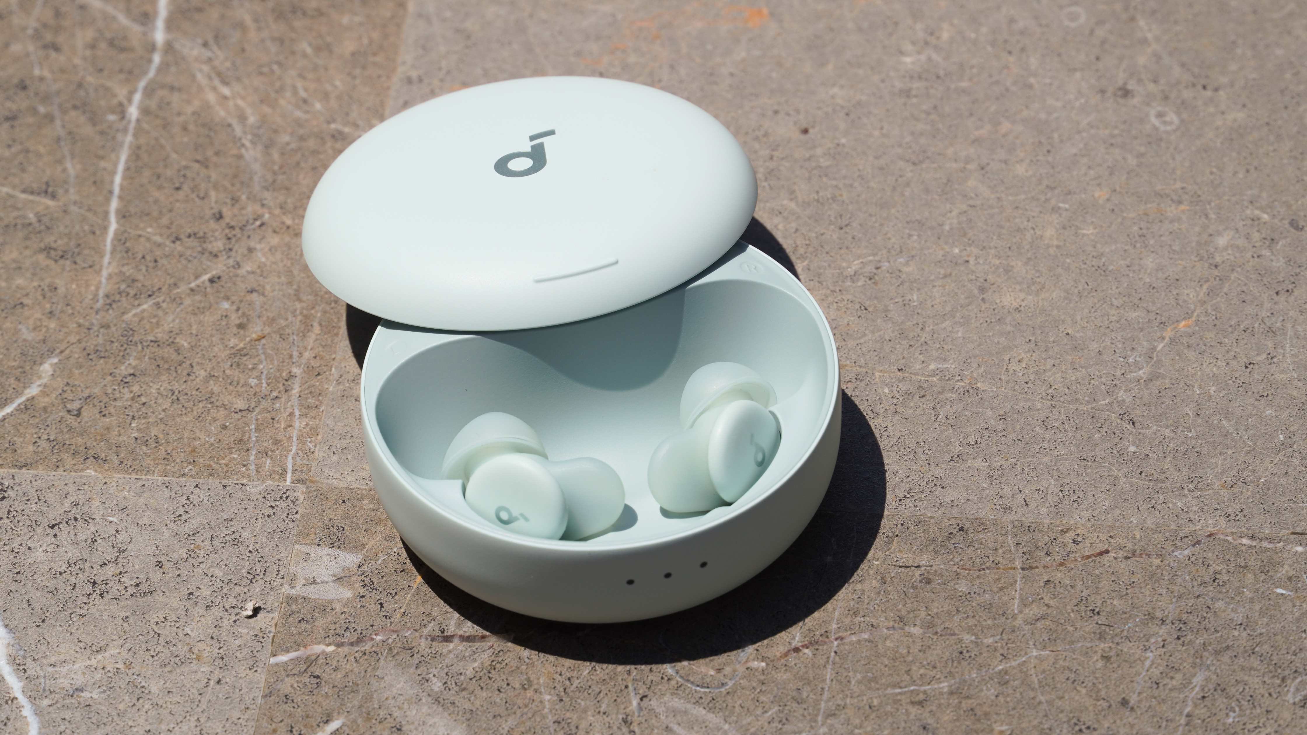 The Anker Soundcore Sleep A30 earbuds.