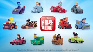 The Ralph Breaks The Internet Happy Meal toy collection.