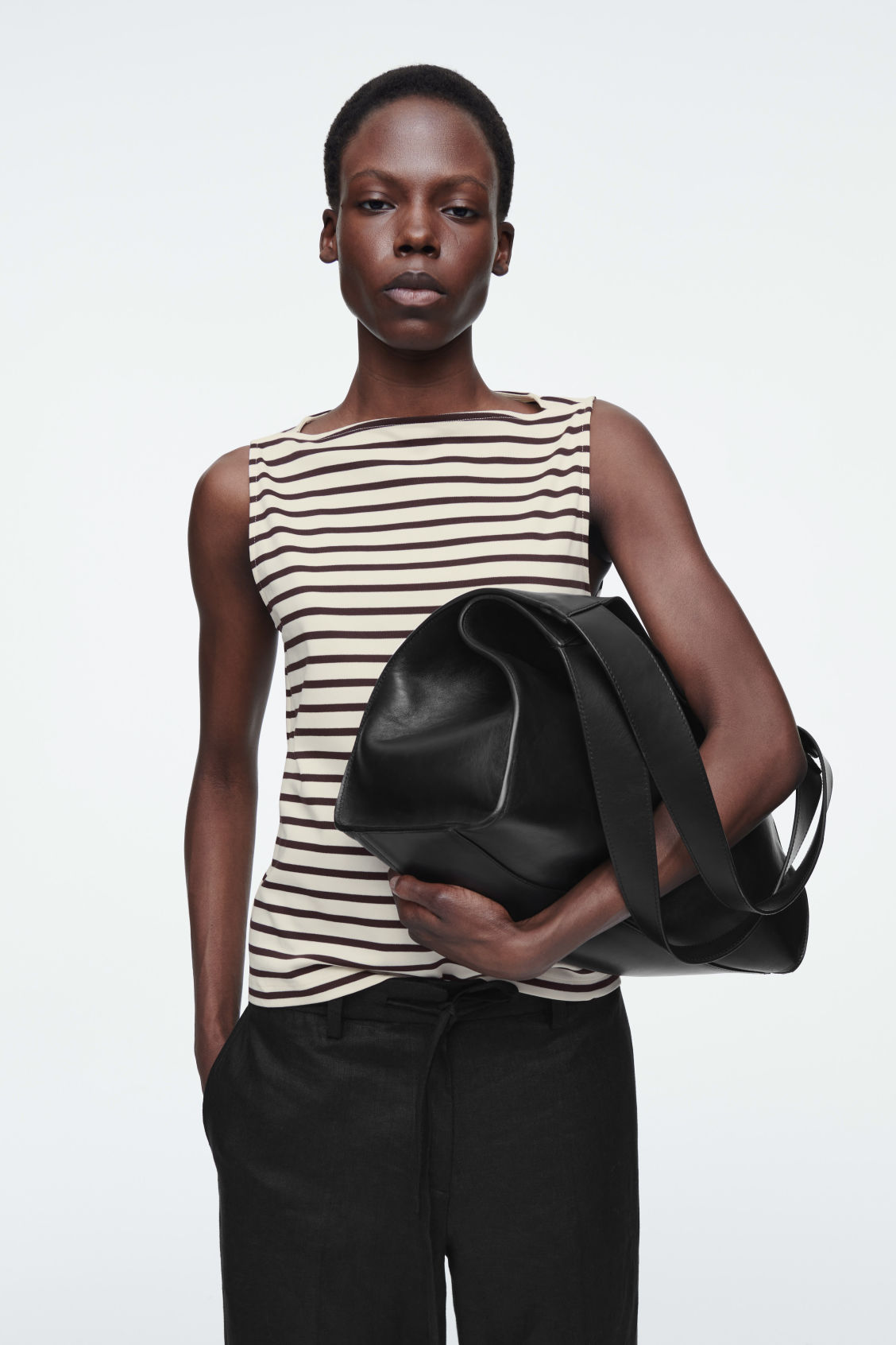 Boat-Neck Tank Top
