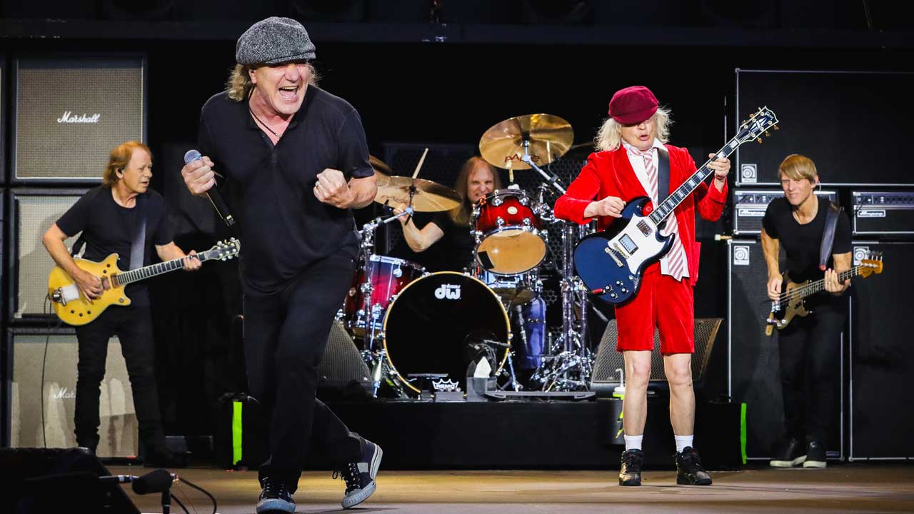 AC/DC onstage