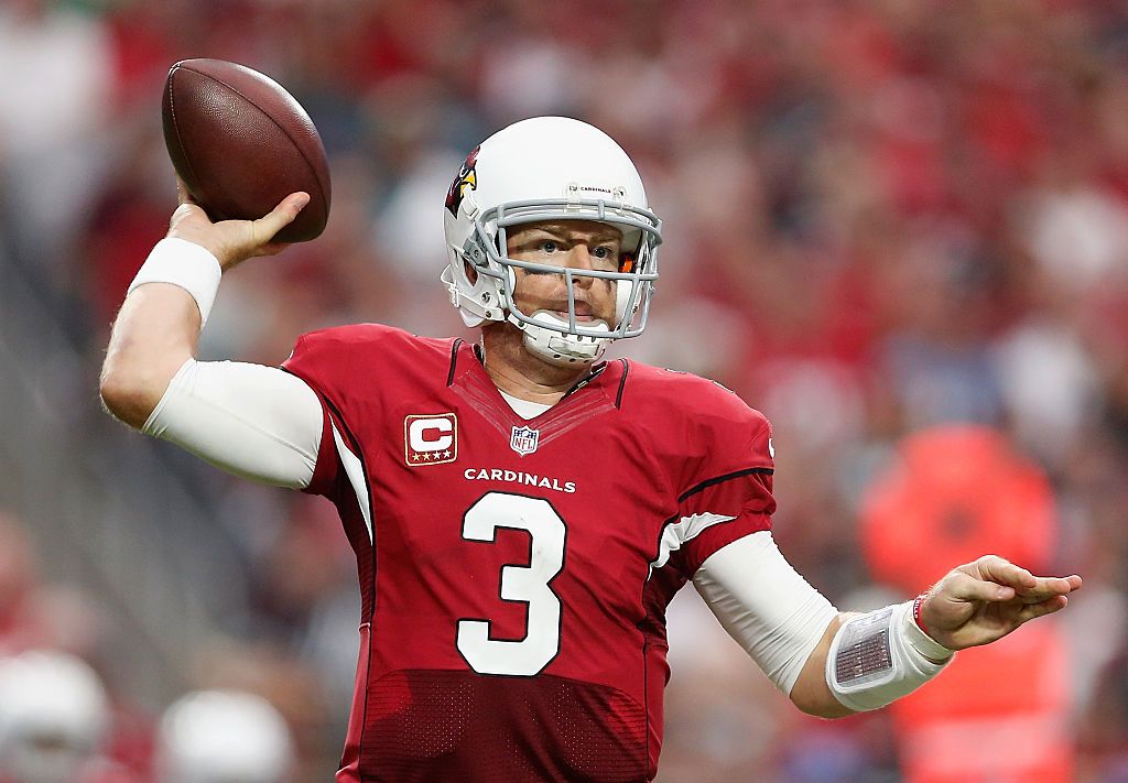 Quarterback Carson Palmer of the Arizona Cardinals