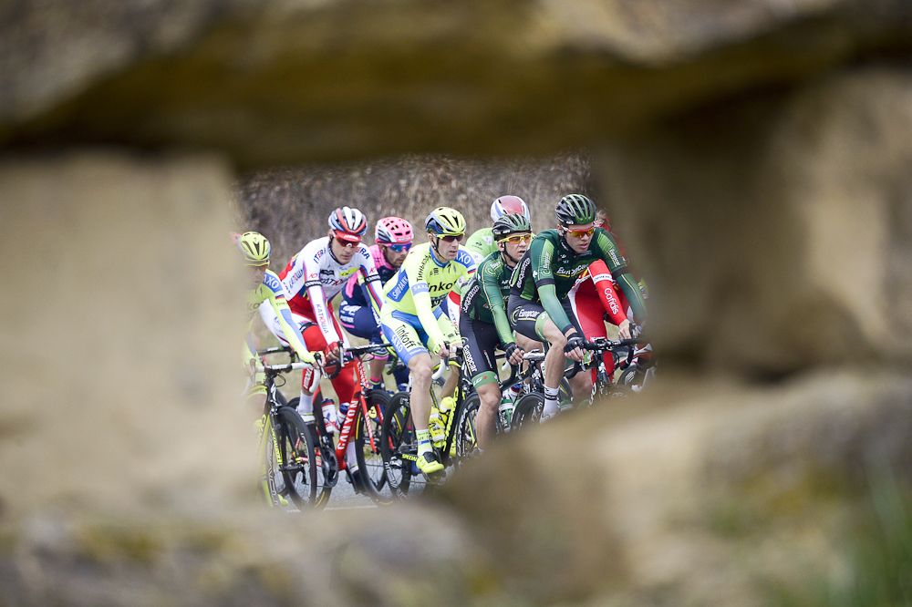 The pack rides during the third stage.