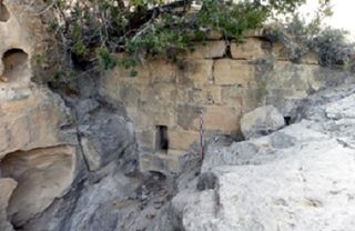 This canyon dam and water pipe were part of ancient Petra's complex water-management system.