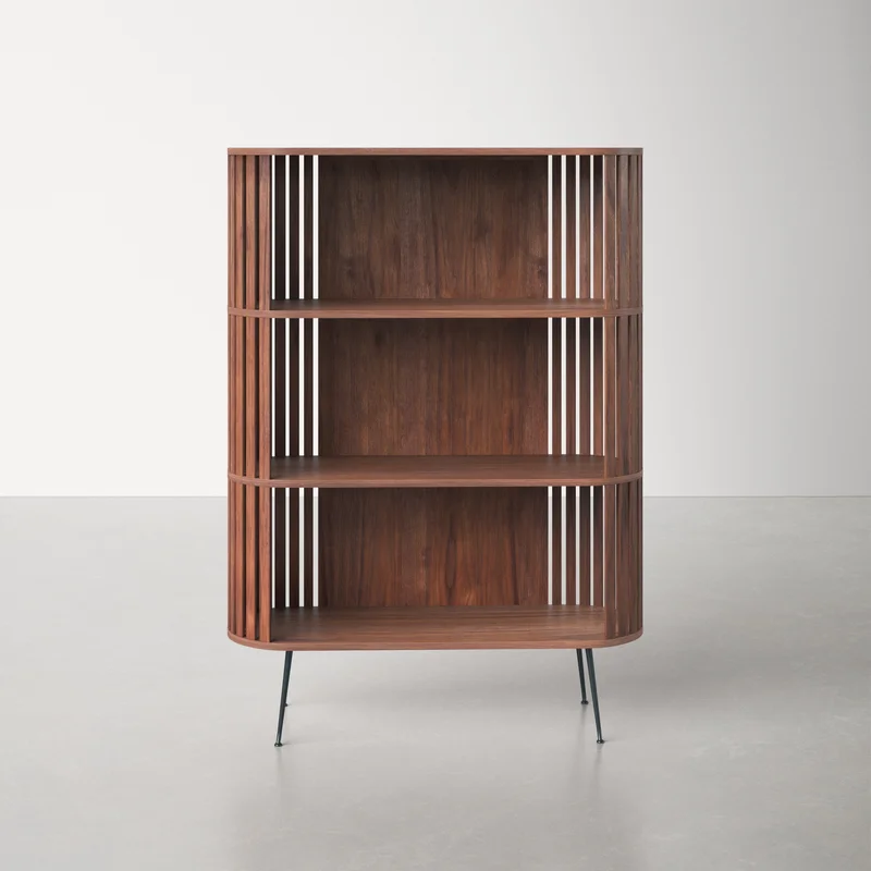 slatted bookshelf