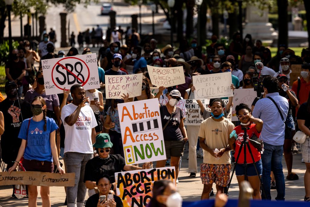 Abortion rights protest in Austin