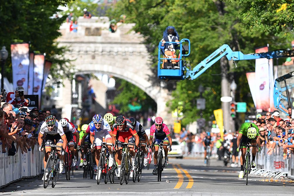 The peloton in Quebec