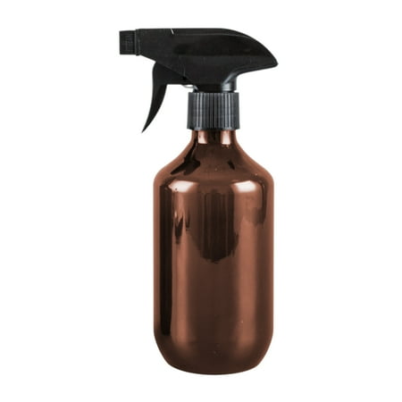Yardvibe Plastic Spray Bottles Clear and Brown Refillable Container Empty Spray Bottle 10oz/300ml Adjustable Head Sprayer and Stream for Cleaning Products, Plants, Pet, Hair