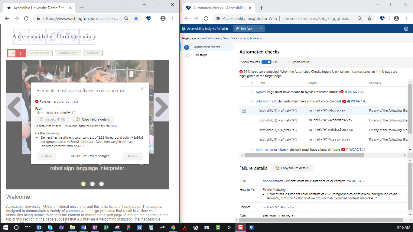 Accessibility Insights