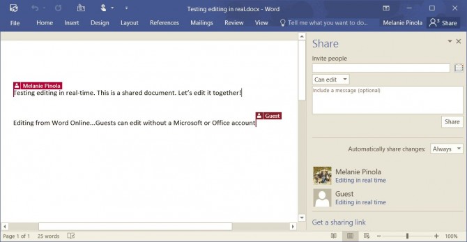How To Co Edit A Document In Word 2016 Laptop Mag