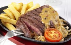 steak and chips