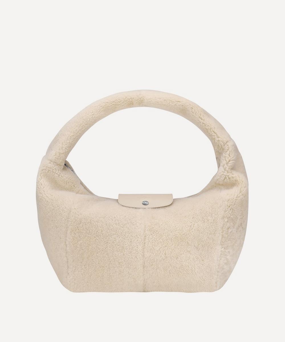 Large Le Pliage Xtra Shearling Hobo Bag