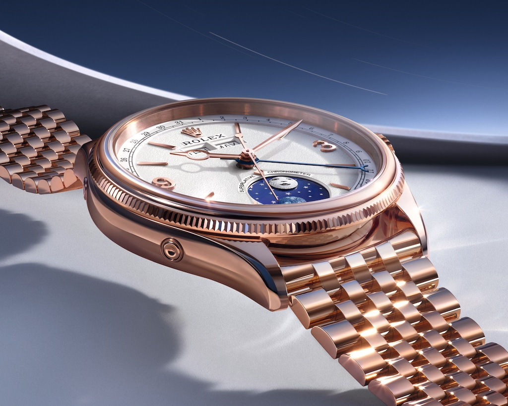 gold Rolex watch