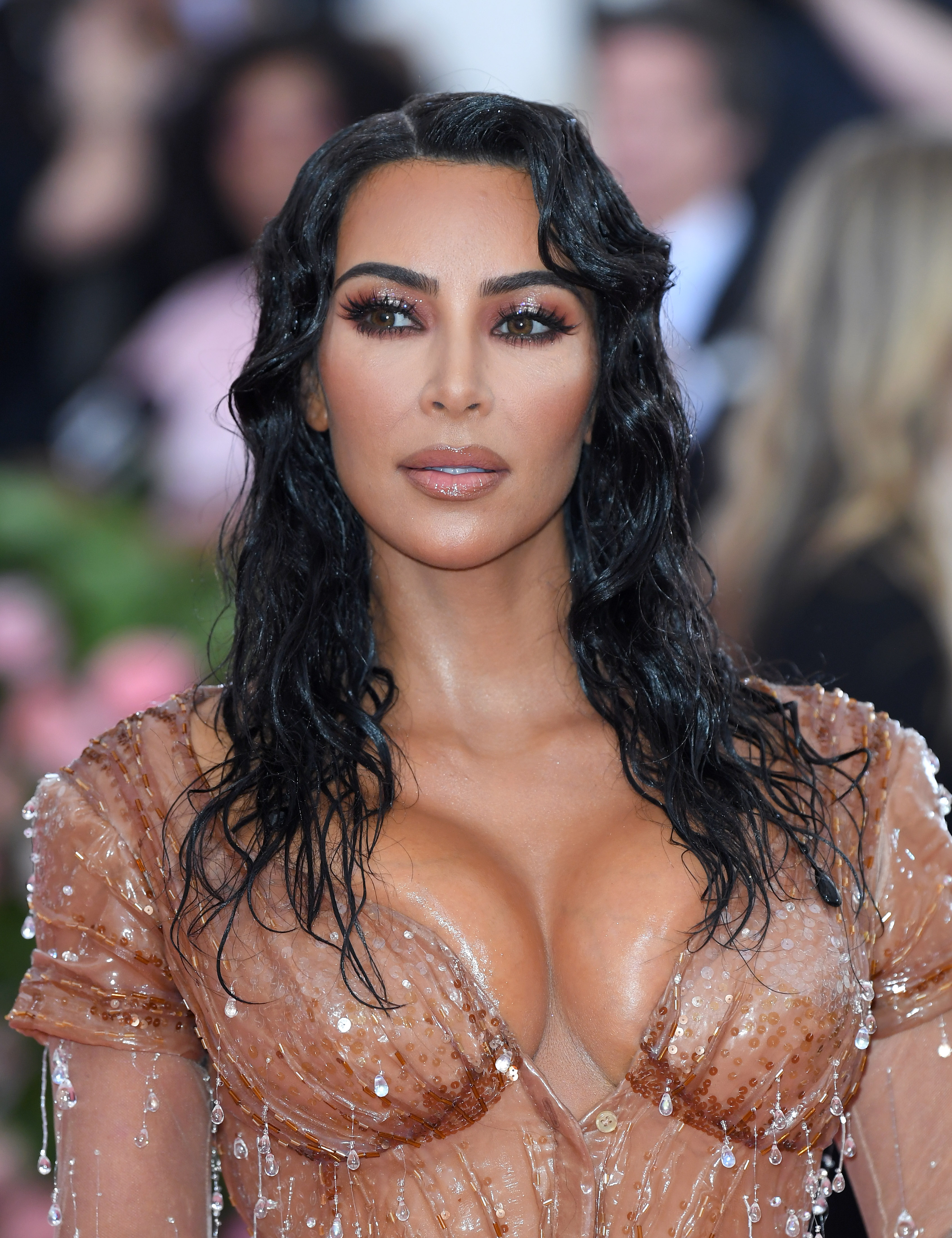 Kim Kardashian West arrives for the 2019 Met Gala celebrating Camp: Notes on Fashion at The Metropolitan Museum of Art.