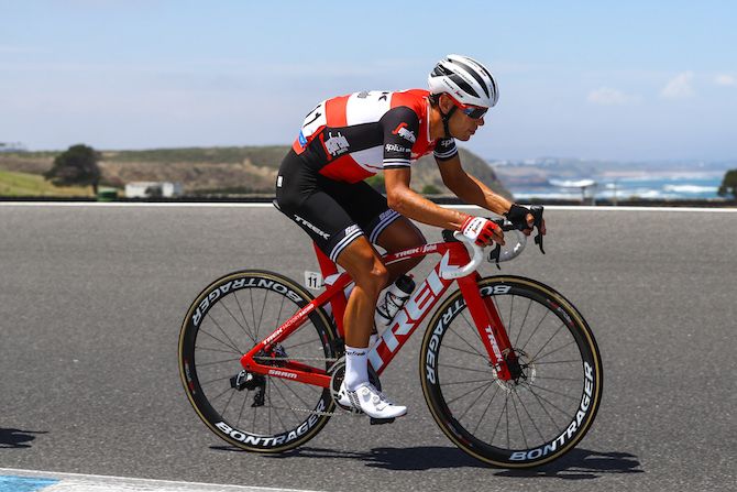 Richie Porte (Trek-Segafredo) in action at the 2019 Herald Sun Tour