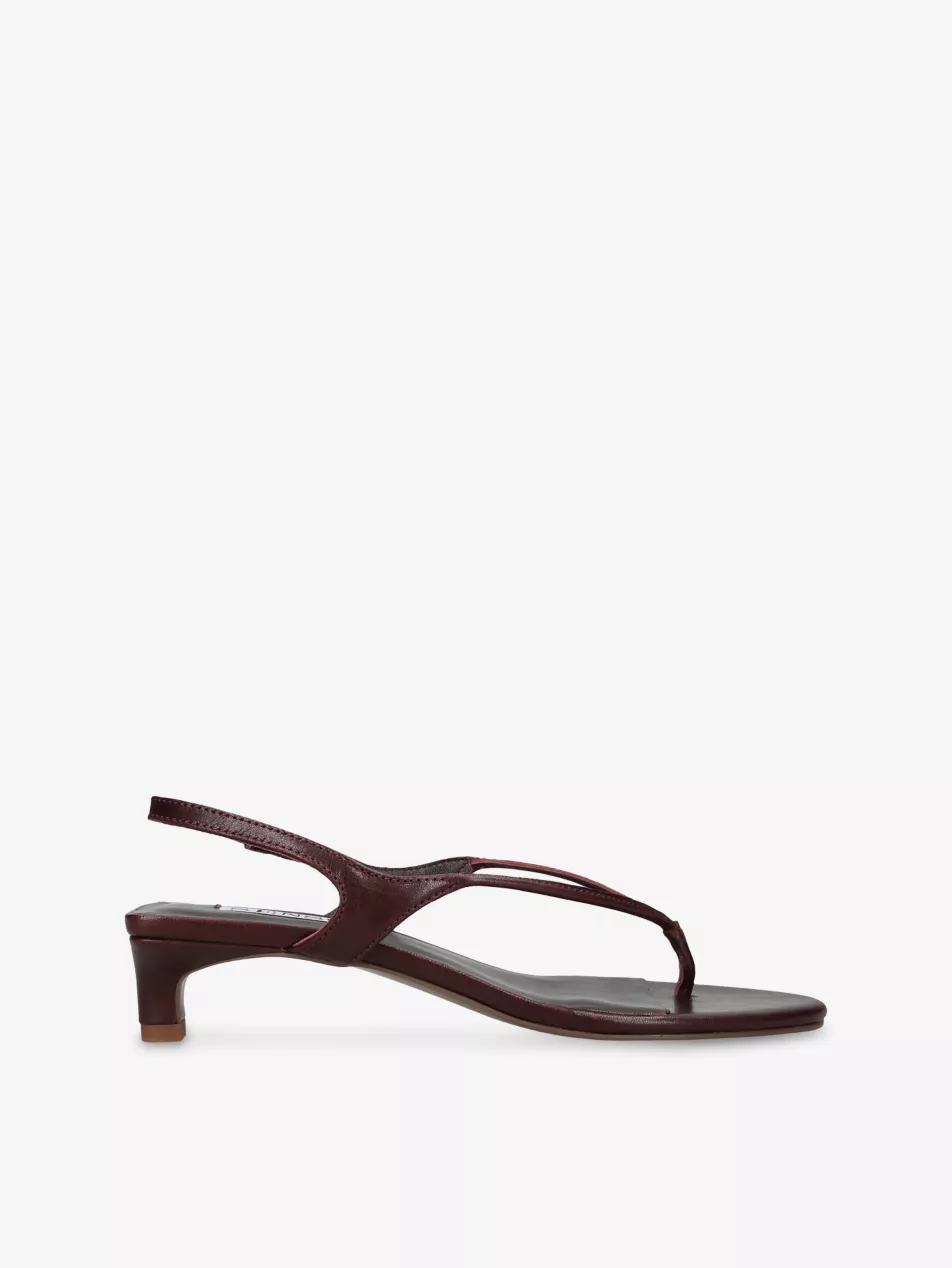Genesis Leather Heeled Sandals - Eur 36 / 3 Uk Women