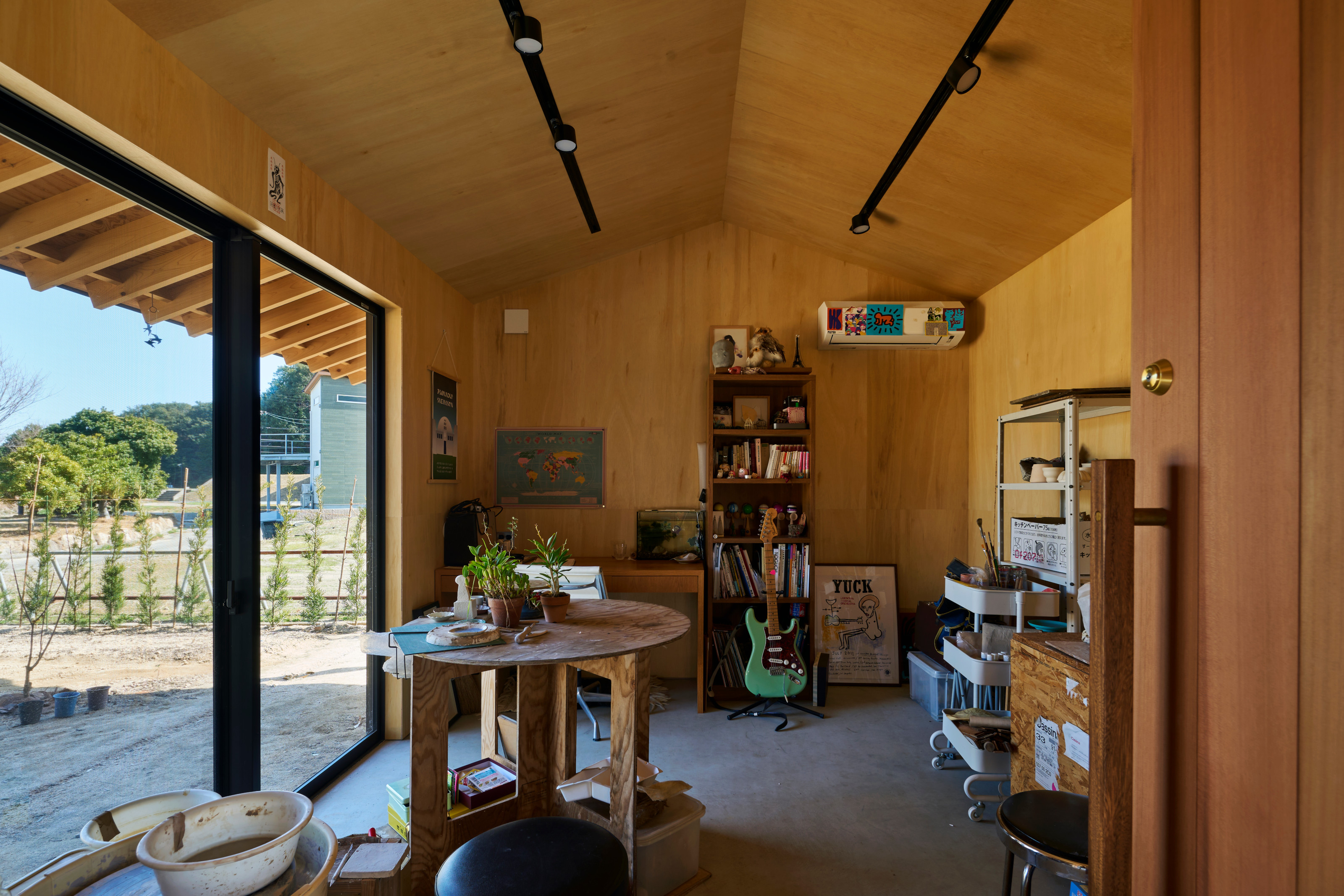 Inside the ceramic studio