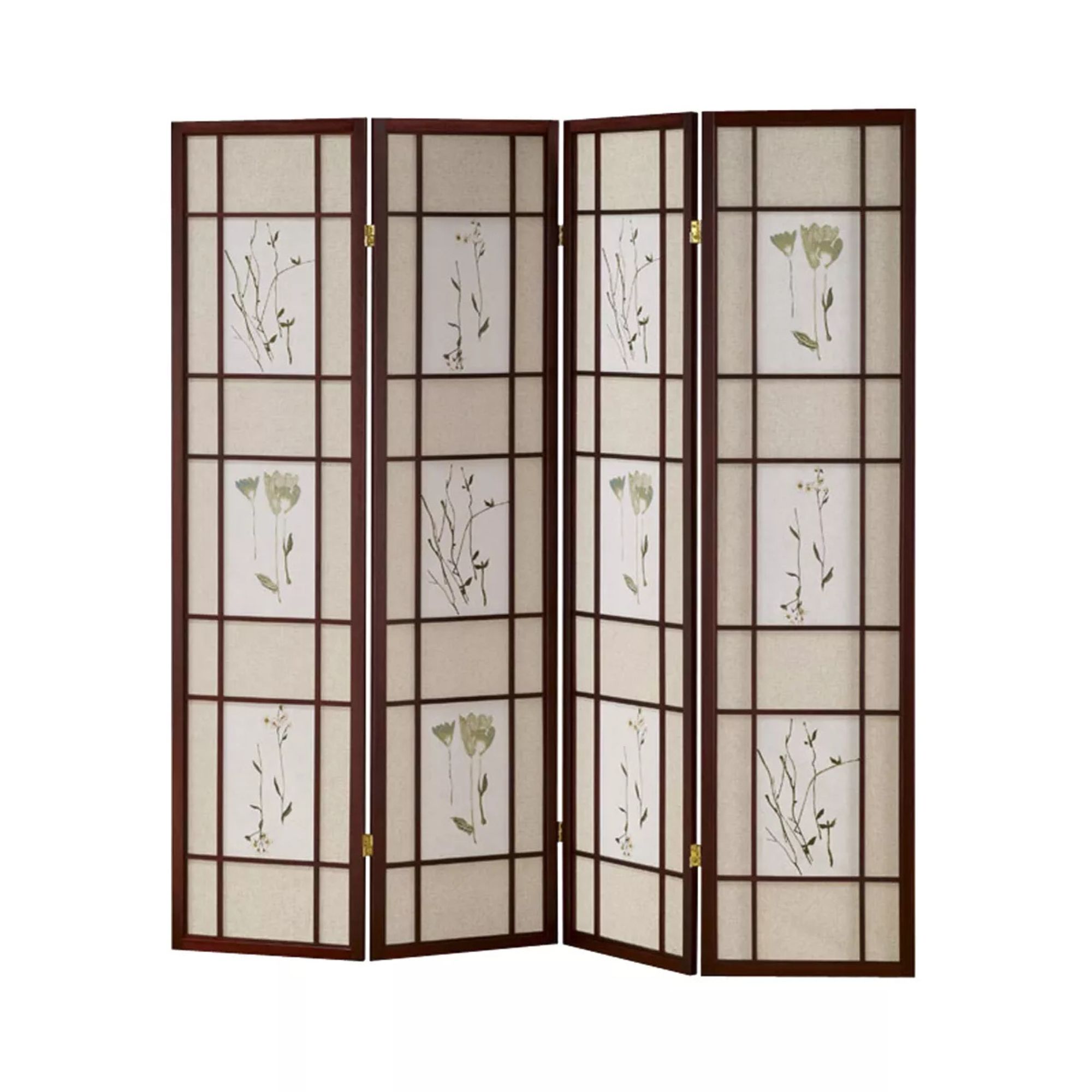 4 Panel Shoji Screen Cherry