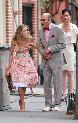 Willie Garson and Sarah Jessica Parker, who play Stanford Blatch and Carrie Bradshaw in Sex And The City