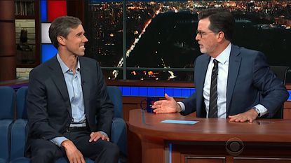 Stephen Colbert interviews Beto ORourke 