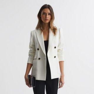 white blazer