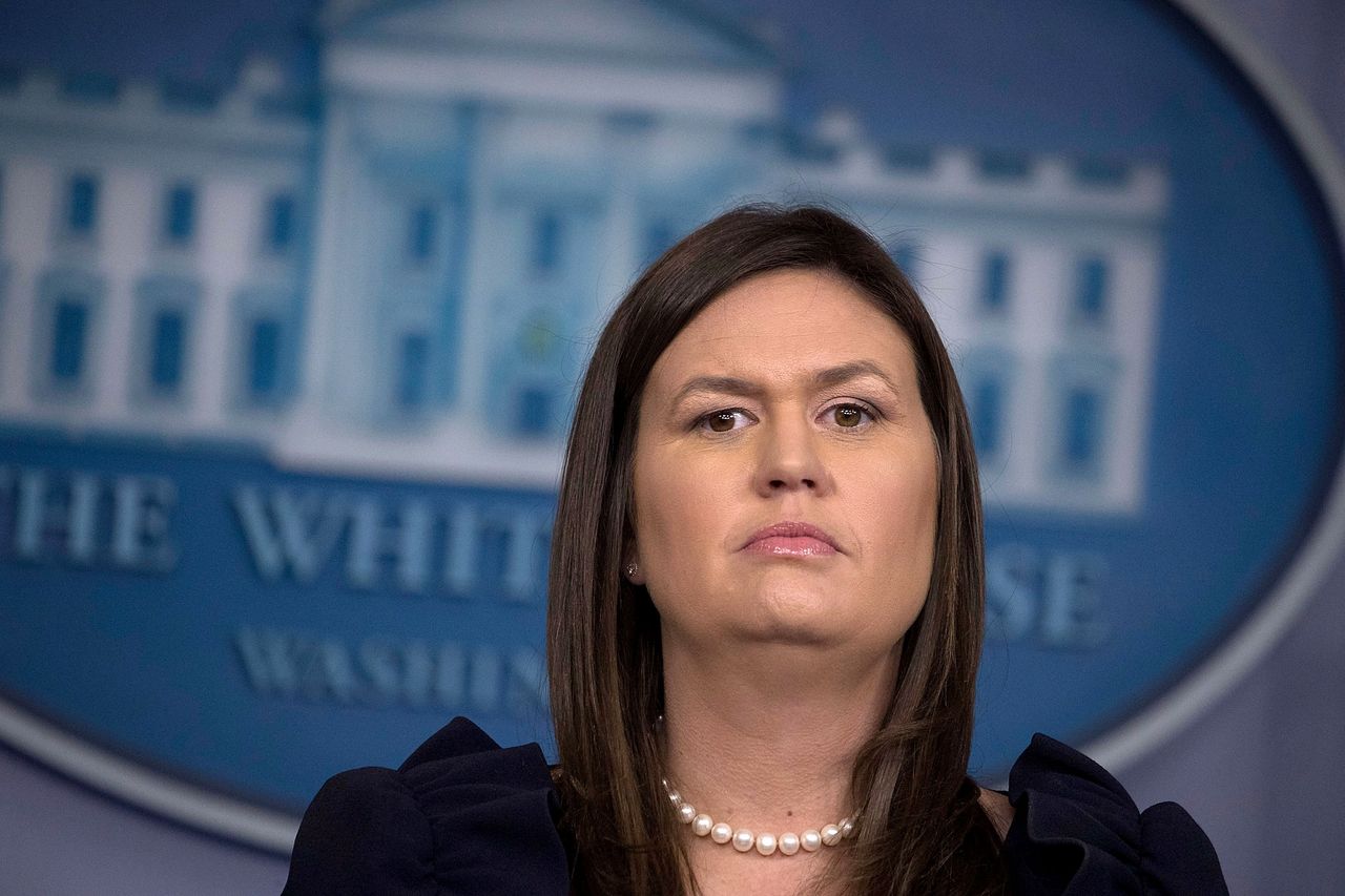 Sarah Huckabee Sanders. 