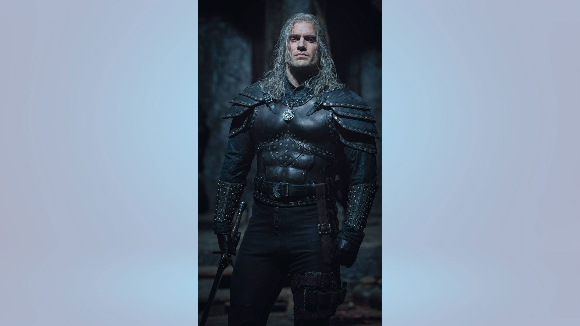 Geralt in new armor in a preview image of The Witcher Season 2