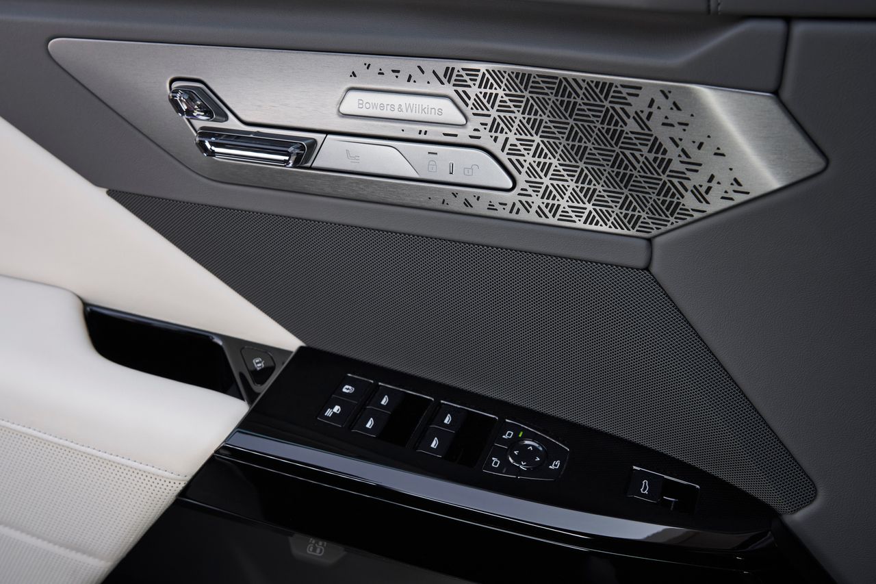 Bowers &amp; Wilkins speakers litter the cabin