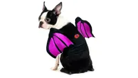 Best Halloween dog costumes: azuza Dog Costume Halloween Glitter Bat Wings