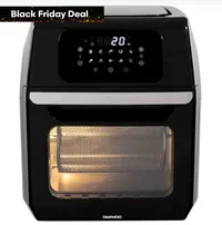 Daewoo SDA1551GE 1800W 12L Rotisserie Air Fryer Oven - View at Robert Dyas Daewoo SDA1551GE 1800W 12L Rotisserie Air Fryer Oven - View at Robert Dyas