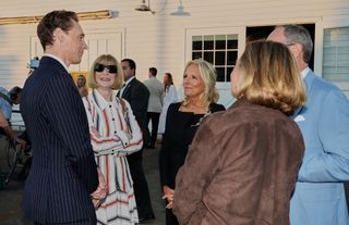 Anna Wintour and Jill Biden at Ralph Lauren S/S 25 show