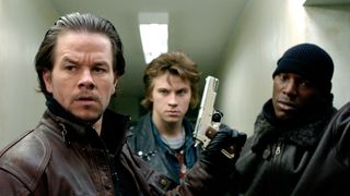 Mark Wahlberg, Garrett Hedlund and Tyrese Gibson in Four Brothers