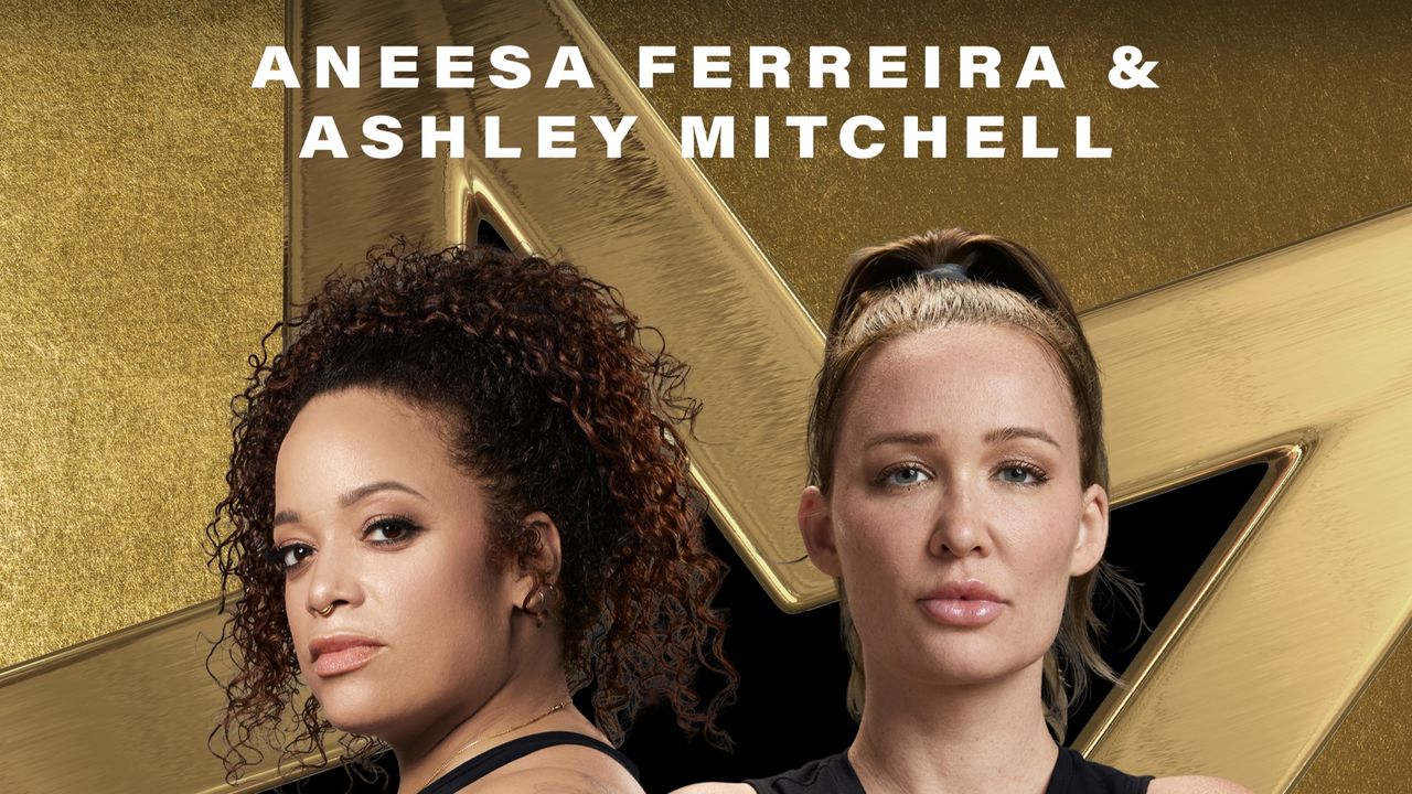 Aneesa and Ashley in key art for The Challenge All Stars: Rivals