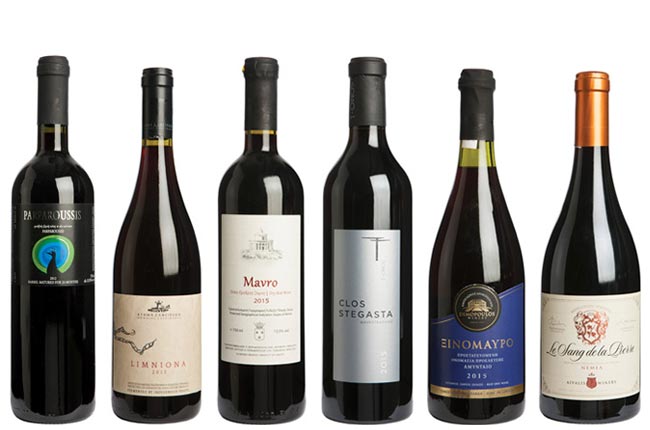 Greek red wines