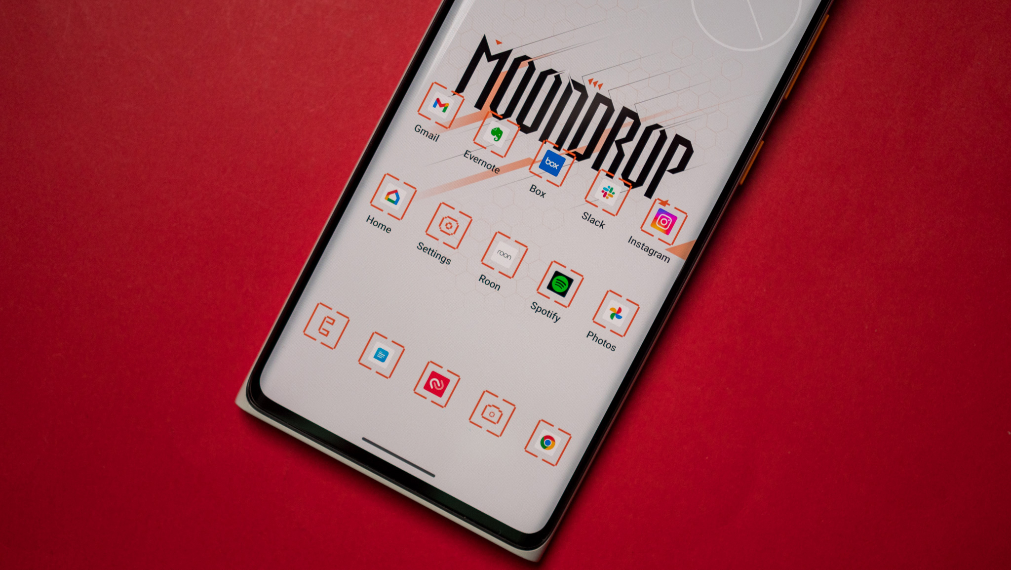 Stylized home page icons of Moondrop MIAD01