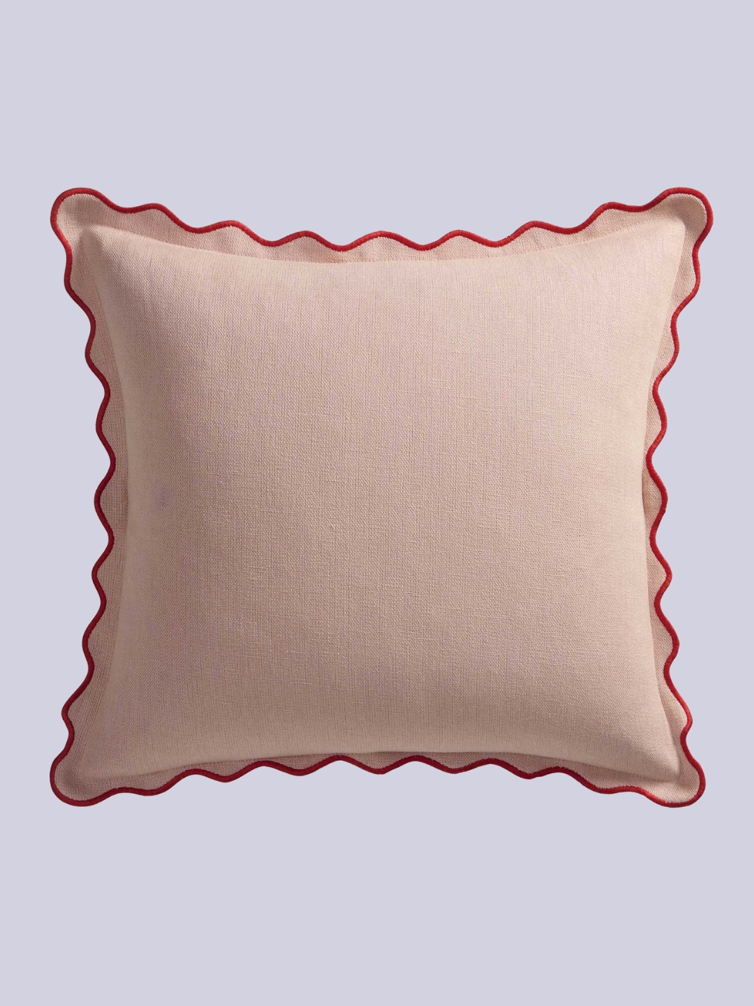 DUSK, Linen Blend Scallop Edge Cushion Cover