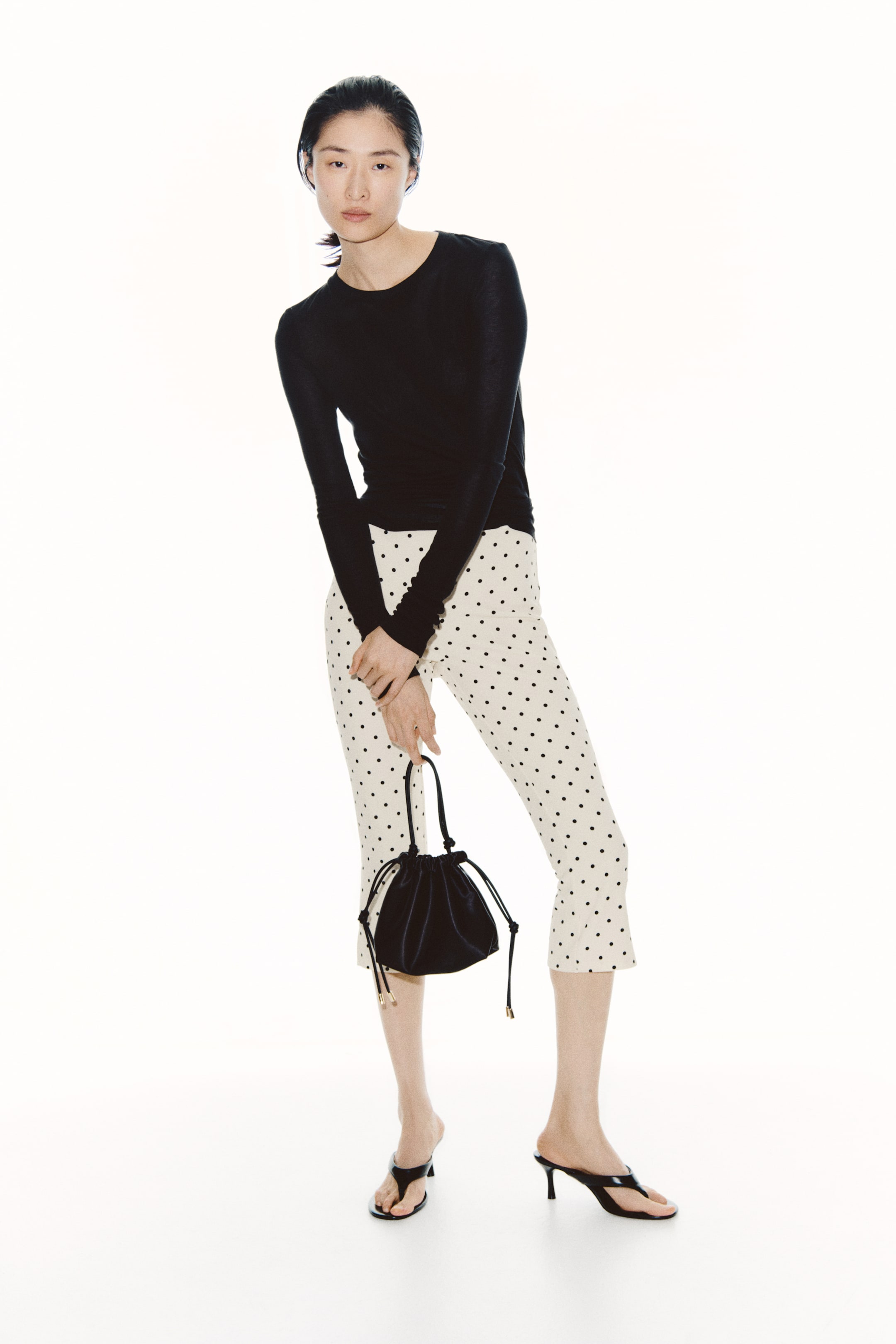 Printed Capri Pants