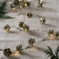 The White Company Pre Lit Fir Cone Garland The White Company Pre Lit Fir Cone Garland