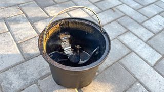 Luma composter bucket removed