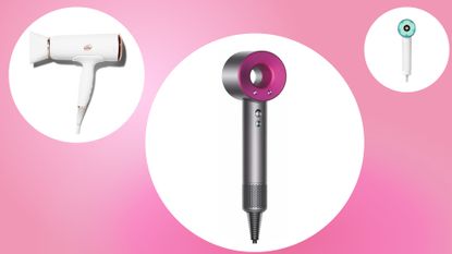 A selection of the best hair dryers for curly hair from T3, Dyson, and Zuvi