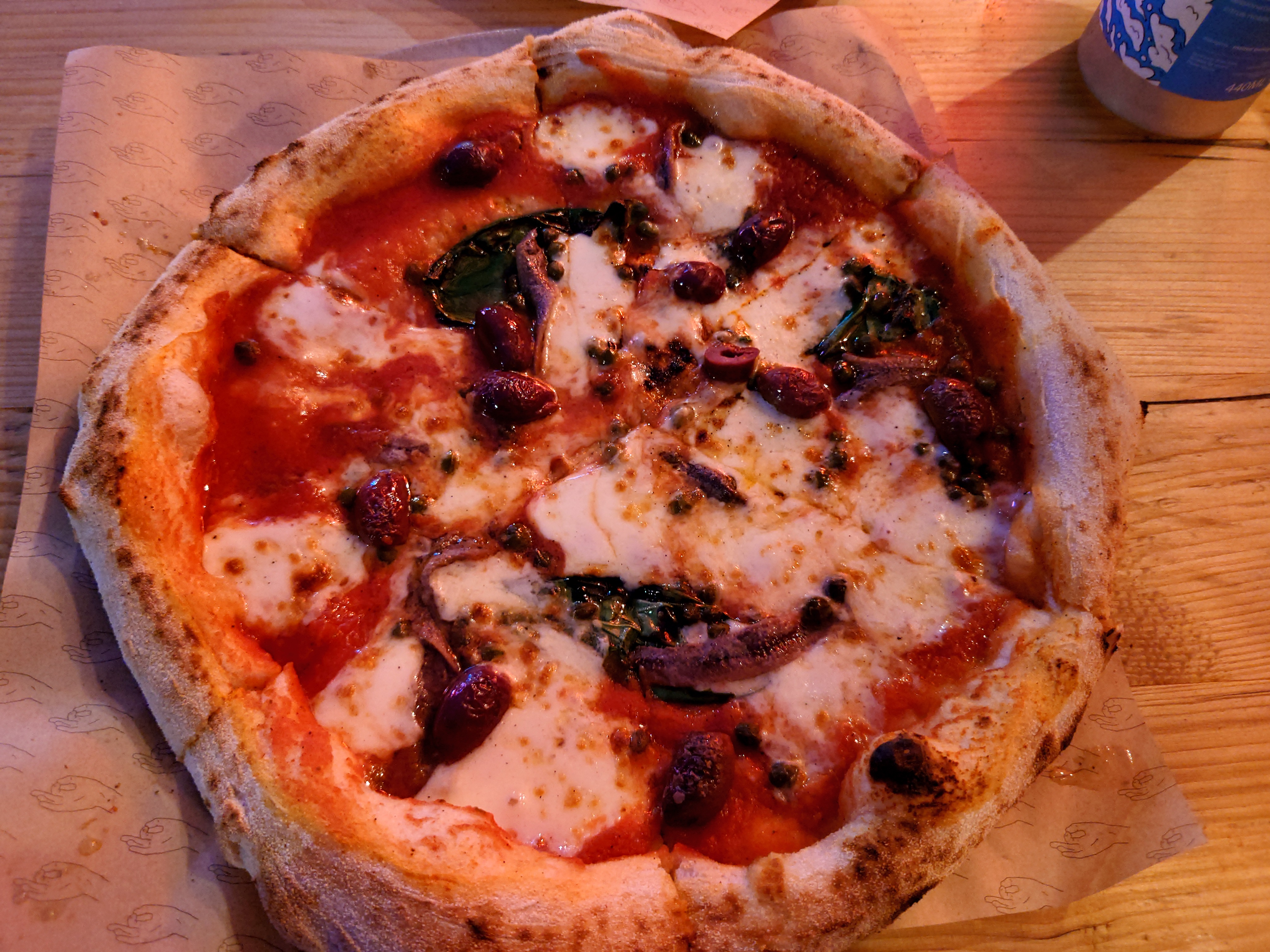 A Sony Xperia 5 III camera sample showing a pizza