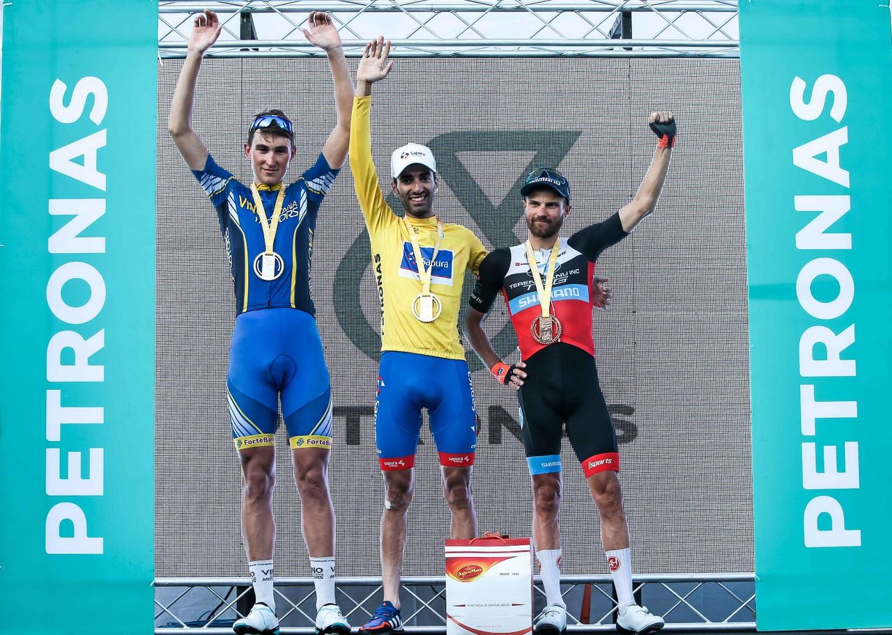 The Le Tour de Langkawi final podium