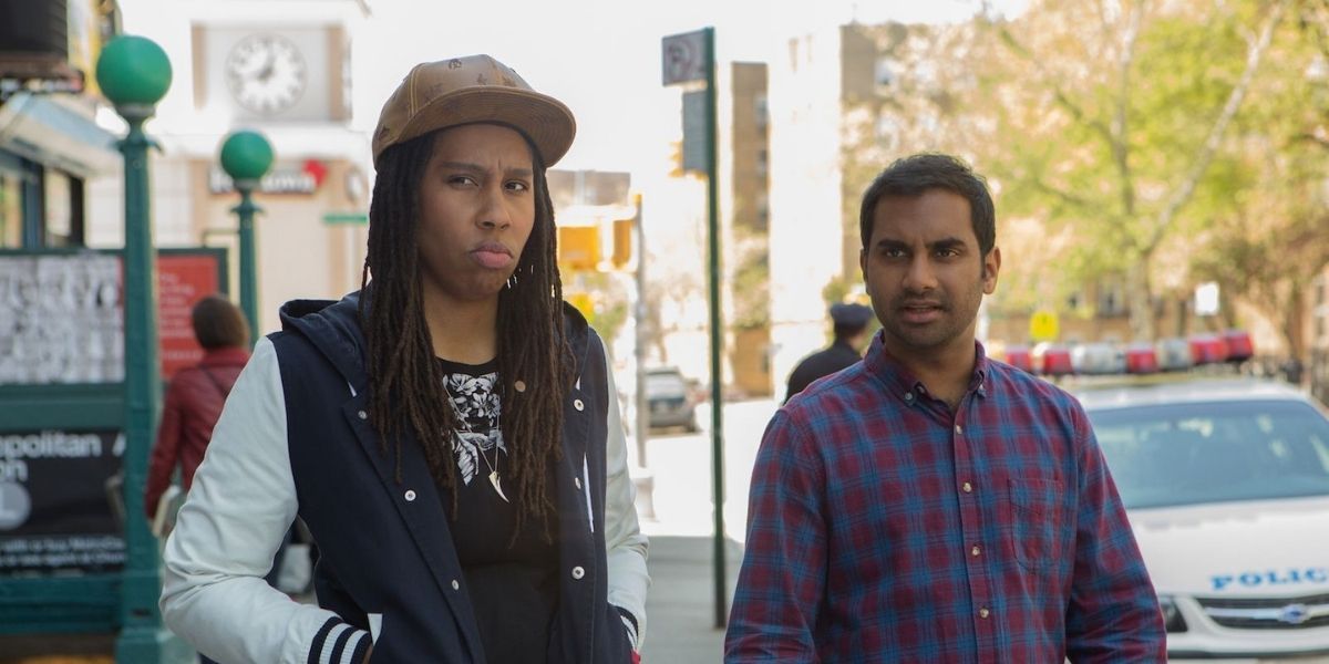 Aziz Ansari and Lena Waithe in Master of None