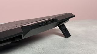 The ports on the reverse of the Liangstar Laptop Cooling Pad.