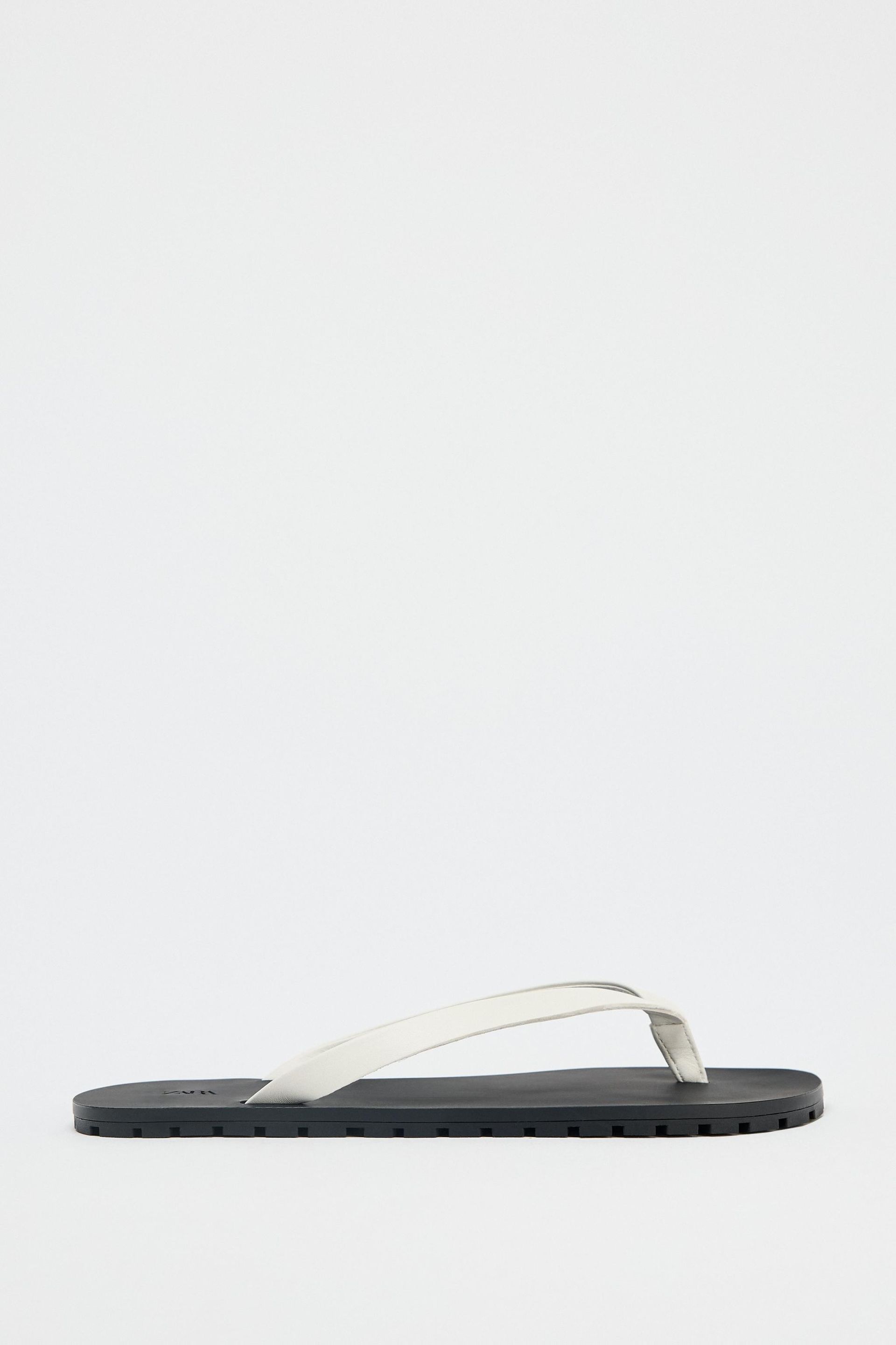 Leather Sandals With Rubber Sole