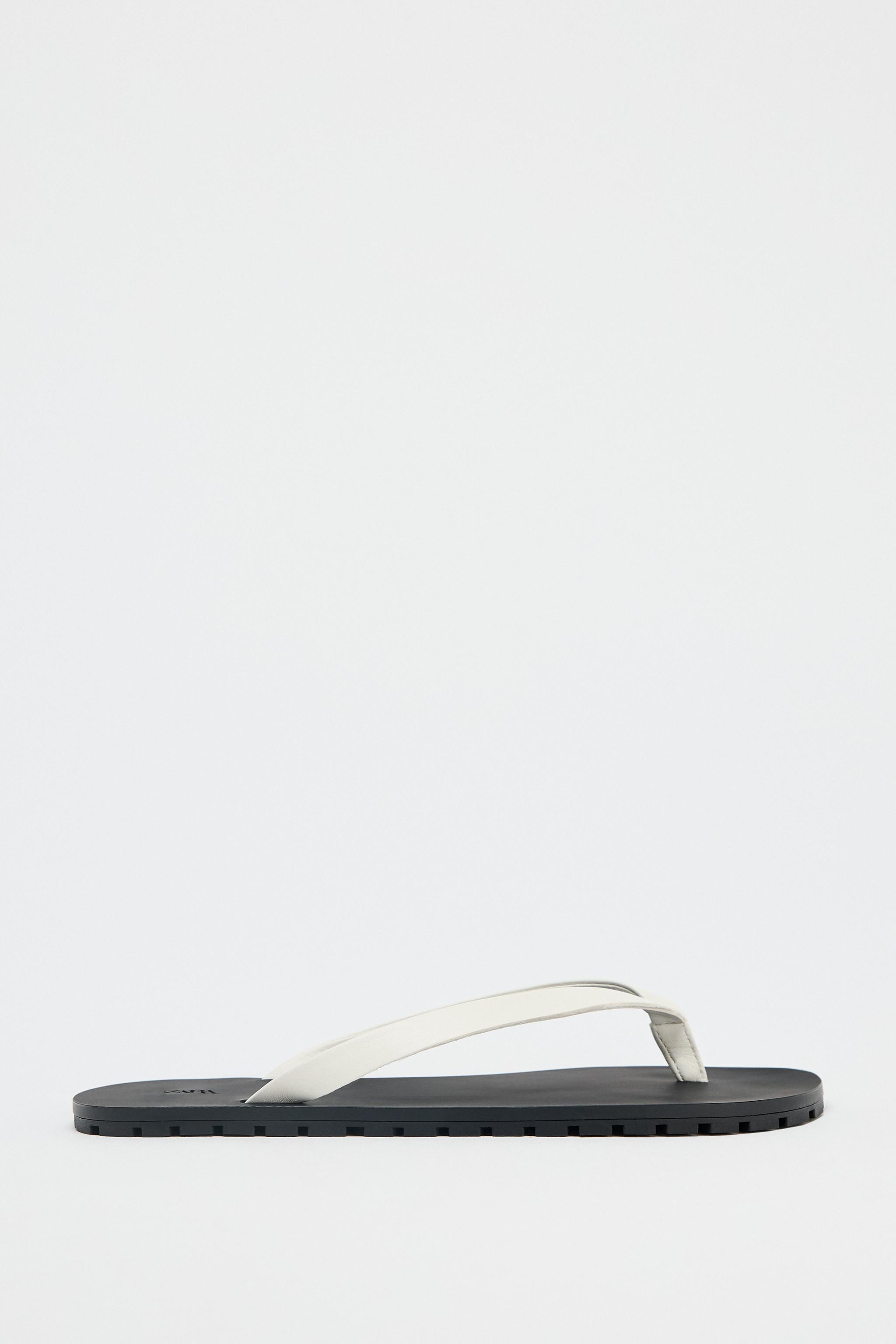 Leather Sandals With Rubber Sole