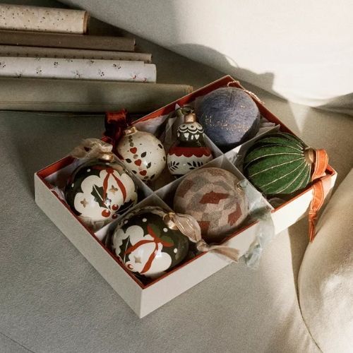 Papier-M&Acirc;ch&Eacute; Bauble Christmas Tree Decoration