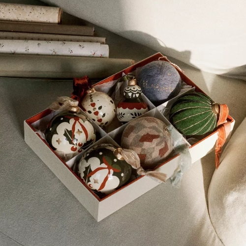 Papier-MÂchÉ Bauble Christmas Tree Decoration