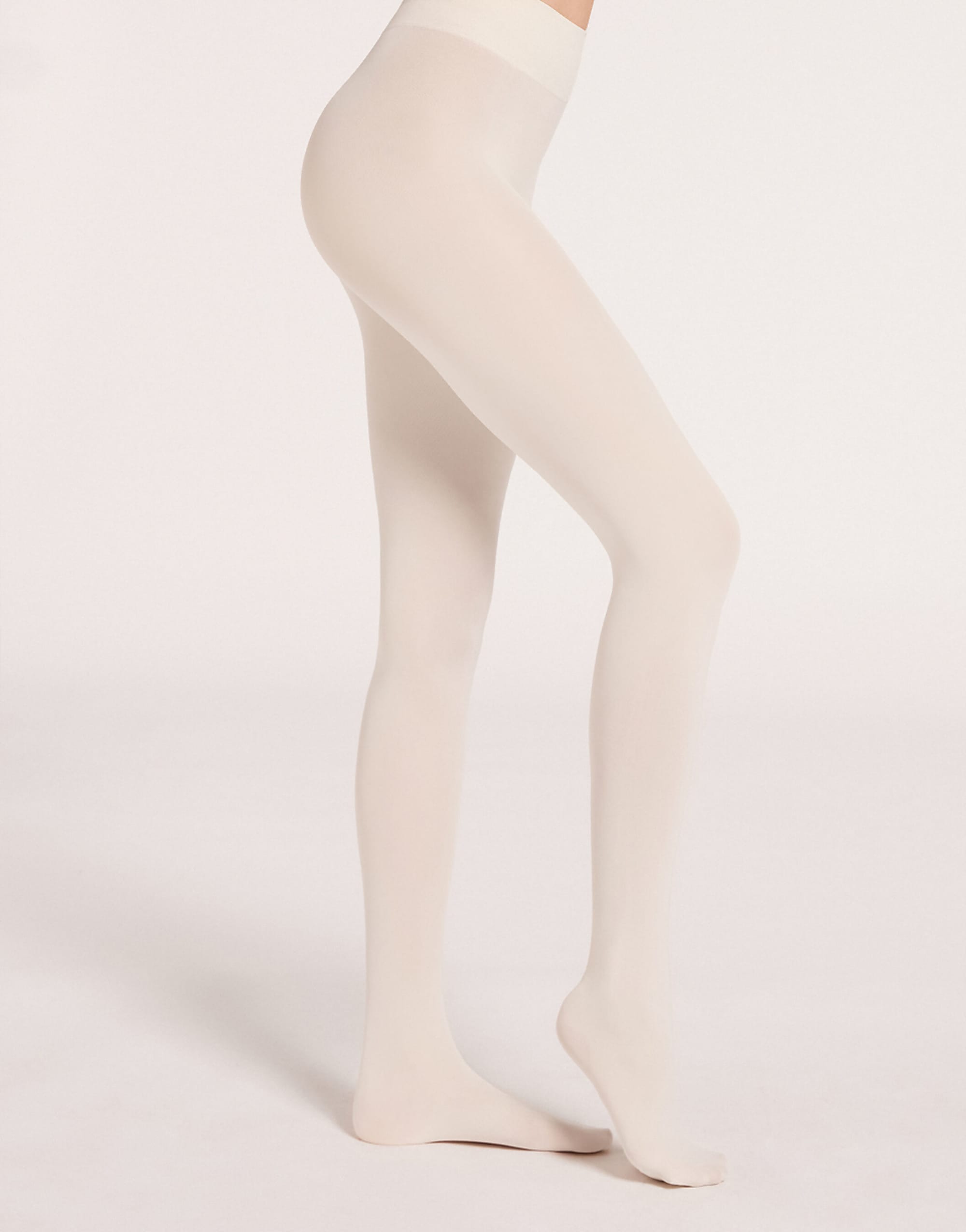 Calzedonia 50 Den Total Comfort Soft Touch Tights in Ivory