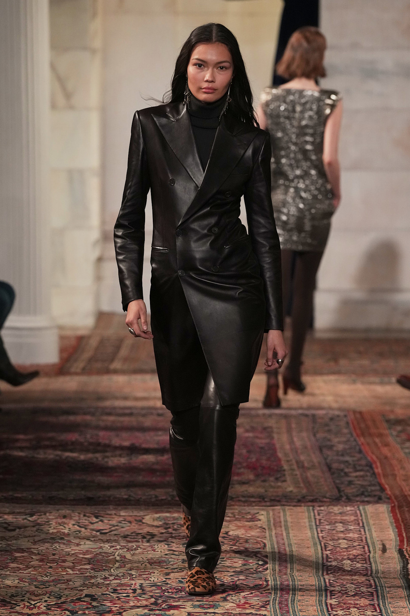 models walk the Ralph Lauren Fall 2026 runway