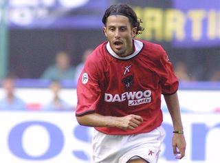 Fabio Grosso in action for Perugia against Inter in August 2001.